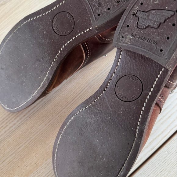 Red Wing Iron Ranger Work Boot - US Size 10D Amber Harness Leather - Picture 4 of 6